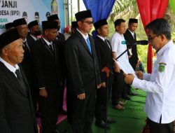 Pesan Ardiansyah Usai Melantik 4 BPD di Kecamatan Sandaran