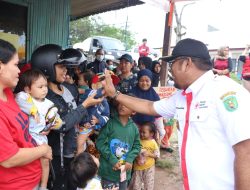 Sebanyak 53 Paket Bantuan Korban Kebakaran Kec. Bengalon di Salurkan PMI Kabupaten Kutai Timur