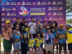 Taklukkan Voli Pantai Putri Kukar, Tim Bola Voli Pantai Putri Kutim Berhasil Meraih Medali Emas