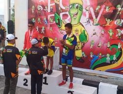 Atlet Trihatlhon Kutim Bukukan Satu Emas dan Satu Perunggu Pada Pekan Olahraga Provinsi Kaltim 2022