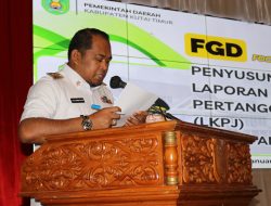 BAPPEDA Kutim Gelar FGD Penyusunan LKPJ Akhir TA. 2022 Wabup Kasmidi Bulang Ingin Progres LKPJ Sesuai Jadwal
