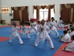 67 Karateka Inkai Kutim Ikuti Ujian Kenaikan Tingkat Semester 2