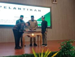 15 Pengurus HMI Cabang Sangatta Dilantik, Wabup Kasmidi Berpesan Tetap Berikan Kritik, Masukan dan Solusi Kepada Pemerintah