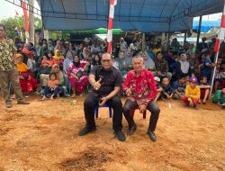 Syukuran Kades Terpilih Desa Sepaso Dihadiri Wabup Kutim Kasmidi Bulang