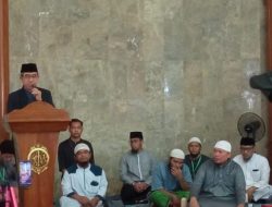 Songsong Bulan Ramadhan, Bupati Ardiansyah Hadiri Tabligh Akbar di Masjid Agung Al Faruq Bukit Pelangi
