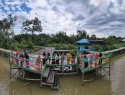 Berkat Aspirasi Hj. Fitriani, Kini Jembatan Muara Bengalon Terlihat Cantik