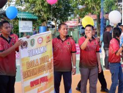 Ketua DPRD Kutim Hadiri Pembukaan Turnamen Bola Voli Dandim Cup 2023
