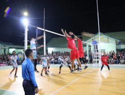 Taklukan KKSS, Tim Bola Voli Kodim Tantang Ayris Bontang di Final Kodim 0909 KTM Cup 2023