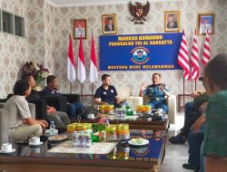 Bangun Komunikasi, AJKT Silaturahmi Bersama Lanal Sangatta