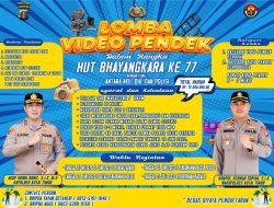 HUT Bhayangkara ke 77, Polres Kutim Gelar Lomba Video Pendek