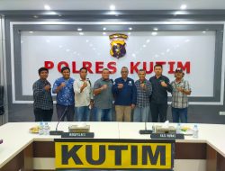 AJKT Hadiri Vidcon di Polres Kutim : Jurnalis Harus Objektif