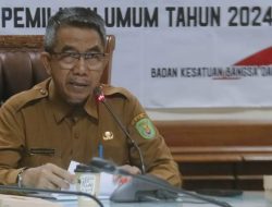 Gelar Rakor Pemantapan Tahapan Pemilu 2024, Bupati Minta Untuk Saling Koordinasi