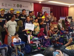 Global Village Foundations dan Baznas Kutim Berikan Bantuan Kepada 40 Anak Penyandang Disabilitas