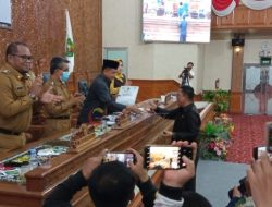 DPRD Kutim Gelar Rapat Paripurna Penyampaian Rekomendasi Dewan Terhadap LKPJ 2022