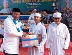 Arfan Apresiasi Kepedulian Masyarakat Terhadap Fasilitas Pendidikan Agama