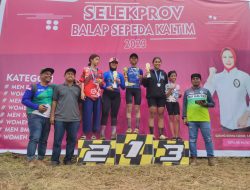 Ikut Selekprov Balap Sepeda Kaltim 2023 Pengcab ISSI Kutim Terjunkan 7 Atlet