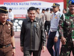 Apel Gelar Pasukan Ops Patuh Mahakam 2023 di Mapolres Kutim, Ketua DPRD Minta Masyarakat Tertib Dalam Berkendaraan