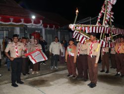 47 Regu Ikuti Pawai Obor 2023 dilepas Wabup Kasmidi Dalam Rangka Semarakkan HUT Pramuka ke 62