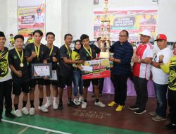 Tim ASBOR Desa Teluk Pandan Juarai Turnamen Sepak Takraw PSTI Tahun 2023, Wabup : Tingkatkan Prestasi Olah Raga di Kutim