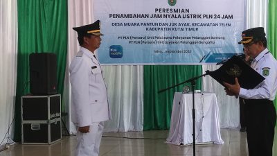 Resmi Dikukuhkan Bupati Kutim, Petrus Ivung Pimpin Kecamatan Telen