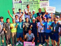 Kejuaraan Tenis Terbuka PBK Se-Kaltimtara di Kutim Sukses Digelar