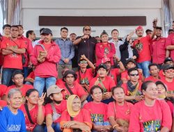 Temui Aliansi Gerakan Buruh Bersatu Kutai Timur, Kasmidi Bulang Berkomitmen Perjuangkan Hak Para Buruh
