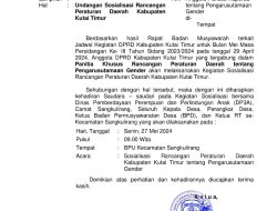 Empat Kecamatan di Kutai Timur Akan di Sosialisasikan Sosper Oleh DPRD