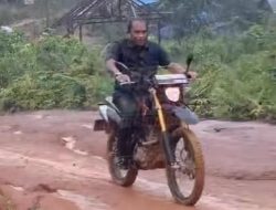 Wabup Kasmidi Bulang Dorong Perusahaan Bantu Peningkatan Jalan Desa Tepian Punan