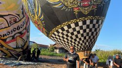 Festival Balon Udara Perdana Meriahkan Langit Sangatta
