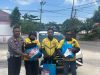 Bentuk Kepedulian Polres Kutai Timur, Bansos Kemerdekaan Disalurkan ke Pengemudi Ojol