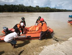 Tiga Korban Kapal Tenggelam di Sungai Sempayau Ditemukan Meninggal, Dua Masih Hilang