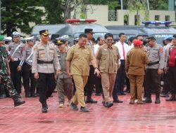 Kesiapsiagaan Tanggap Darurat Bencana: Polres Kutai Timur Gelar Apel Gabungan