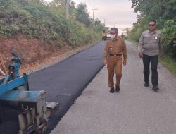 Bupati Kutim Tinjau Langsung Proyek Jalan Poros Sangatta-Rantau Pulung