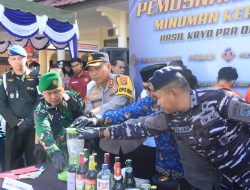 Hasil Ops Patuh, Zebra, dan KRYD, Polres Kutai Timur Lakukan Pemusnahan Barang Bukti