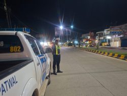 Resahkan Warga, Aksi Balap Liar Jadi Sasaran Patroli Rutin Sat Lantas Polres Kutai Timur