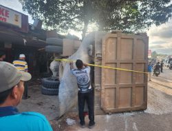 9 Kendaraan Terlibat Tabrakan Beruntun di Bengalon, dipicu Oleh Rem Blong