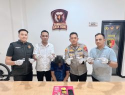 Polsek Sangatta Utara Bongkar Peredaran Sabu, Polisi Amankan Tersangka dan 10 Paket Barang Bukti