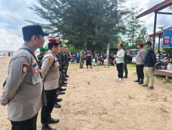 Polsek Bengalon Intensifkan Patroli Wisata Idul Fitri 1447 H, Ribuan Pengunjung Nikmati Pantai Sekerat dengan Aman