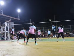Semarak HUT Ke-21 Desa Karangan Ilir, Wabup Kutim Dorong Pembinaan Atlet Voli Berjenjang
