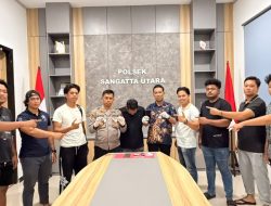 Polsek Sangatta Utara Gerebek Kos, Temukan 7 Paket Sabu